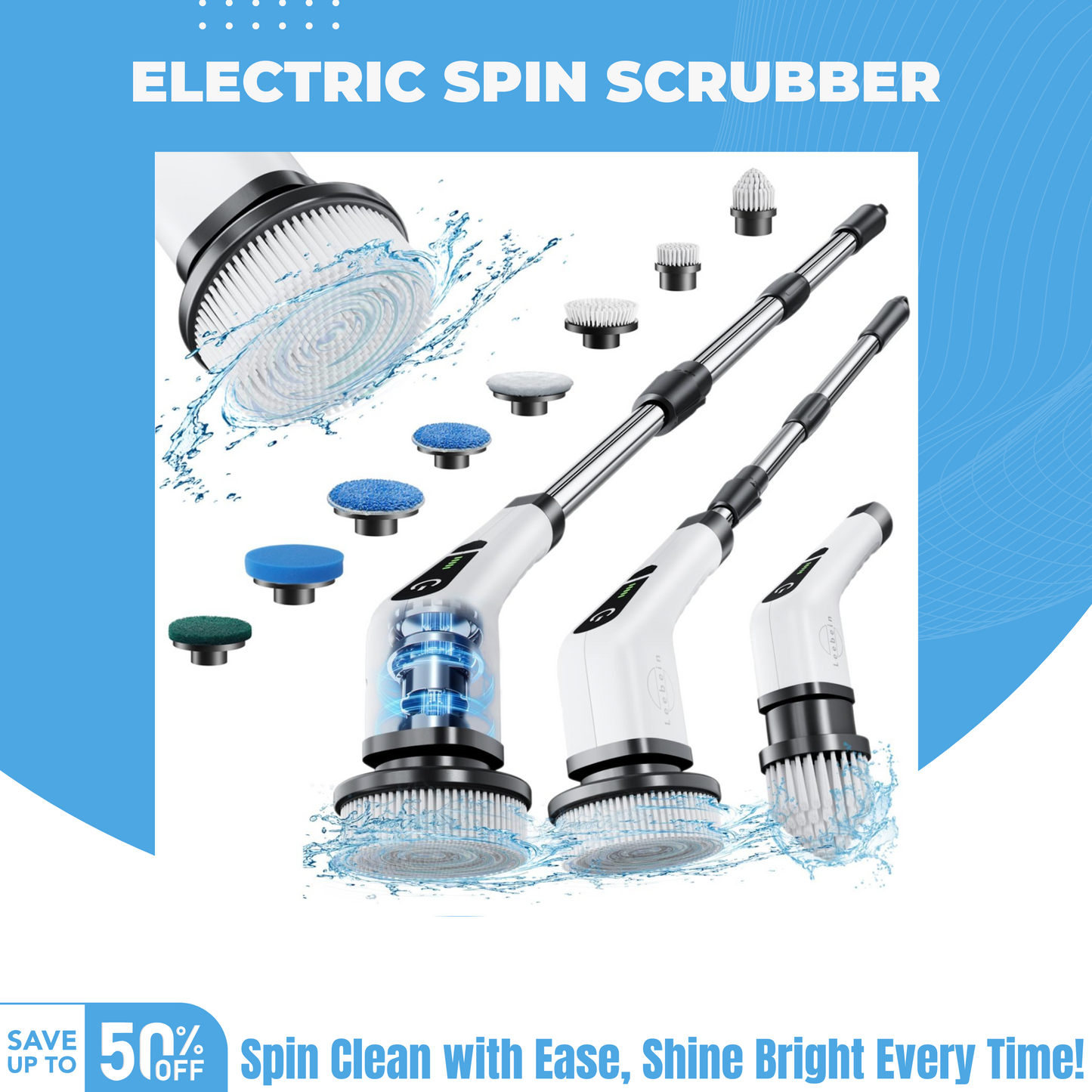 GOLAVY™ Electric Spin Scrubber